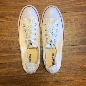 Never worn converse slip ons